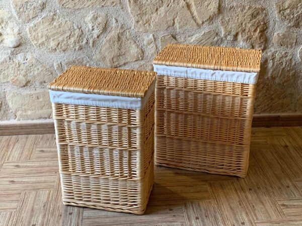 Cesto ropa rectangular, Cesto de ropa, cesto de ropa de mimbre, colada, cesto para la colada, lavadero, Cistell de roba, cistell de roba de vímet, bugada, cistell per a la bugada, safareig,