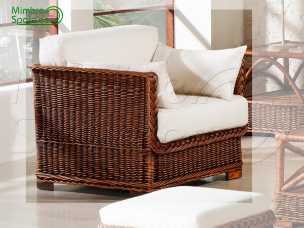 Sillón de mimbre Ibiza
